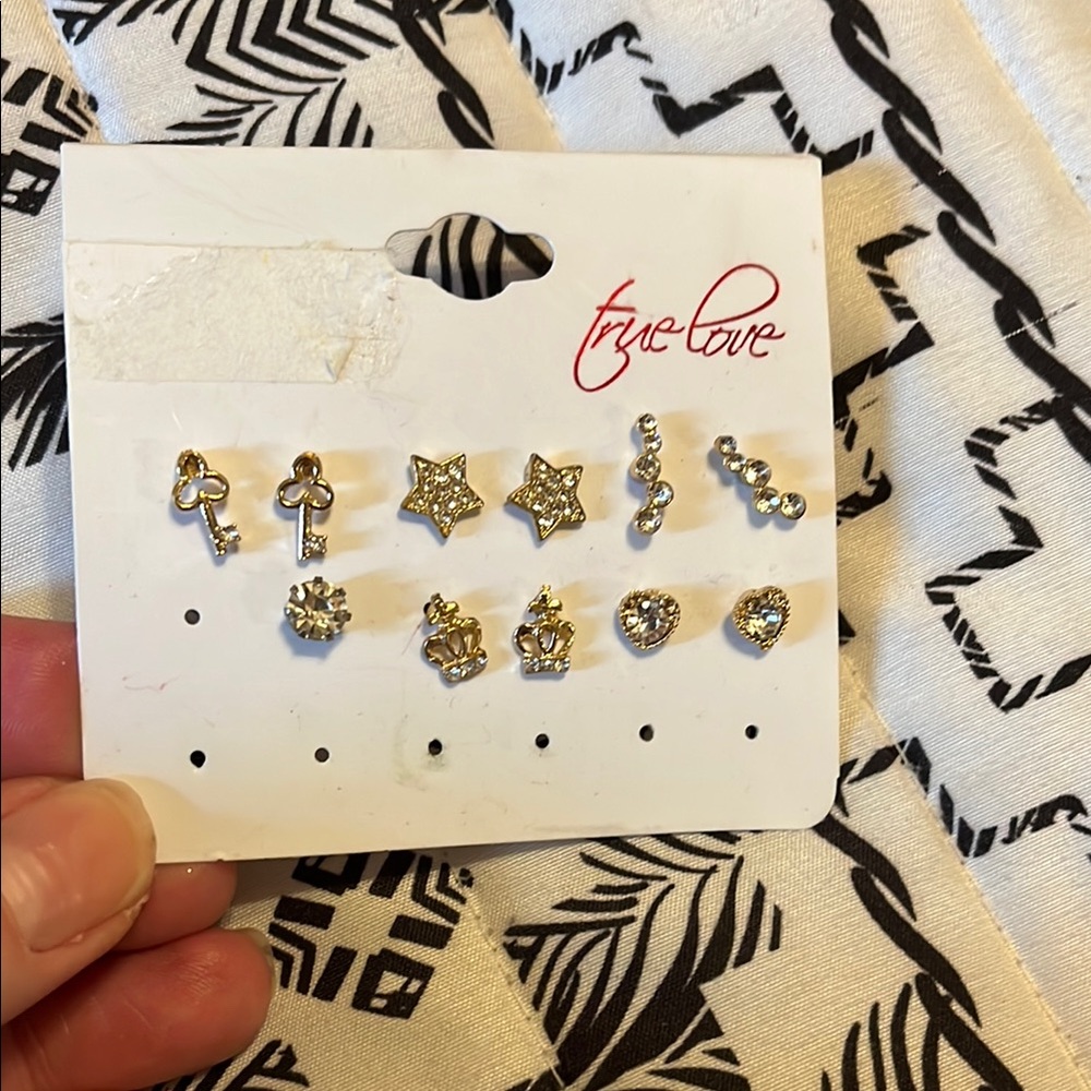 True Love Earrings Card